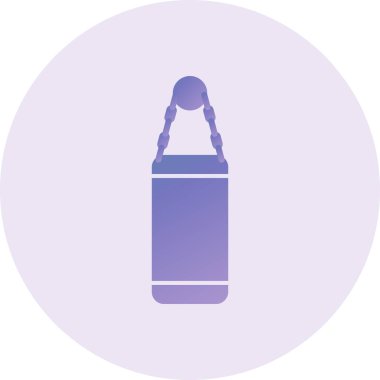 vector illustration of modern Boxing Bag 