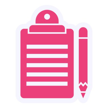 illustration of Agenda web icon illustration 