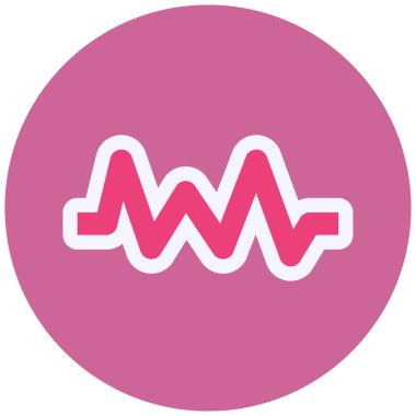 ecg. web icon simple illustration. Pulse 