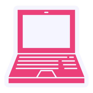 Bilgisayar. Web simgesi vektör illüstrasyonu