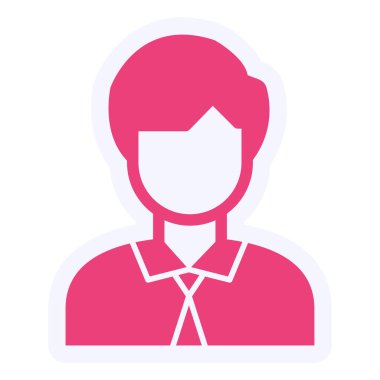 avatar. Web simgesi basit illüstrasyon