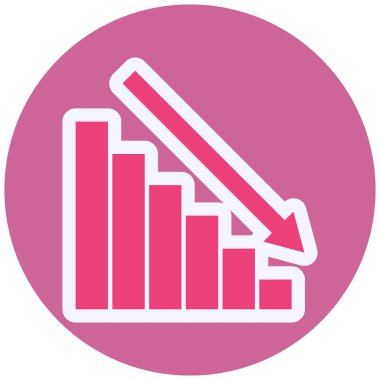 İstatistik simgesinin vektör illüstrasyonu