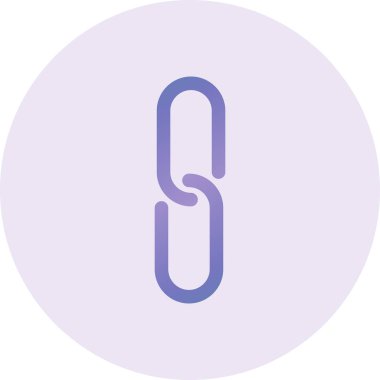 Bağlantı simgesinin vektör illüstrasyonu