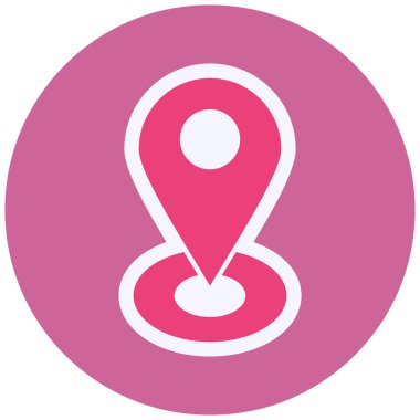simple web illustration of location icon