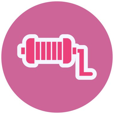 Balıkçılık simgesinin vektör illüstrasyonu