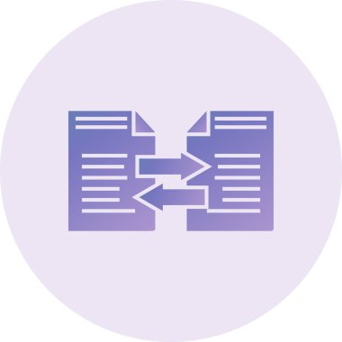 Dosya Aktarım simgesinin vektör illüstrasyonu 