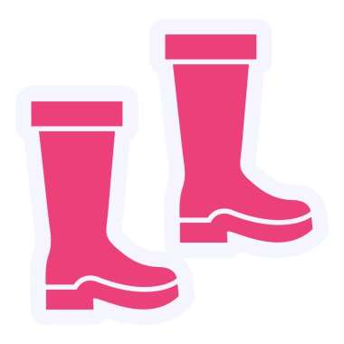 vector illustration of Fishing Boots