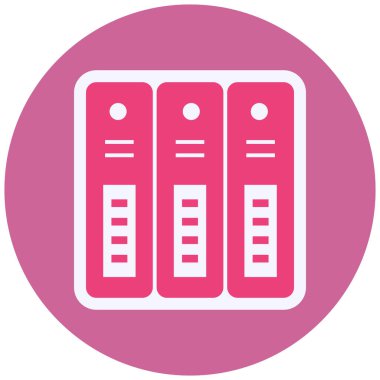 Arşiv. Web simgesi basit illüstrasyon