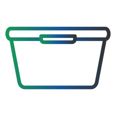 Plastik Kutu Vektörü Kabartma Simgesi Tasarımı 