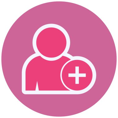 kullanıcı. Web simgesi basit illüstrasyon