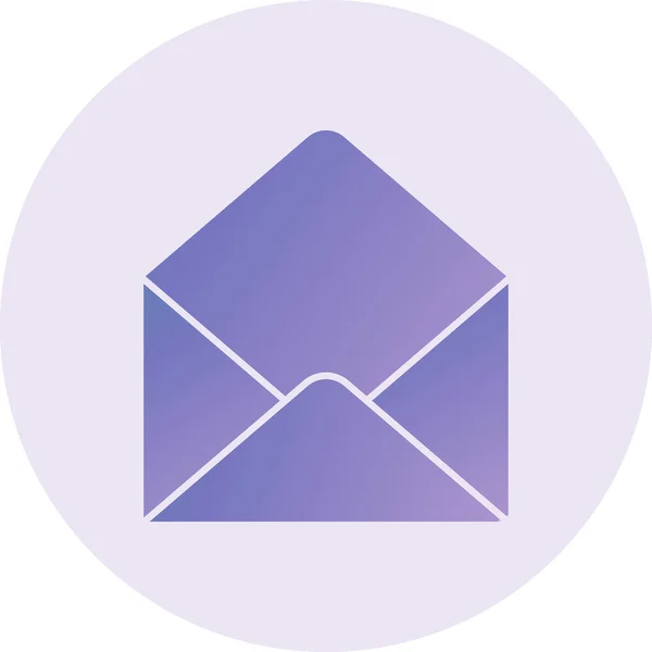 Envelope Icon Flat Simple Illustration — Vector de stock
