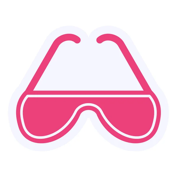 Web Icon Simple Illustration Glasses — Stock vektor