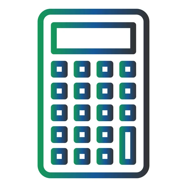 Calculator Web Icon Simple Vector Illustration — Stock Vector