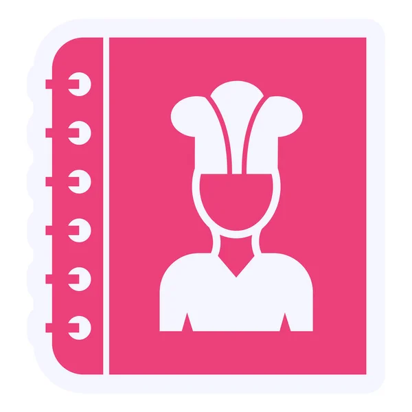 Color Cooking Vector Illustration Icon — Vetor de Stock