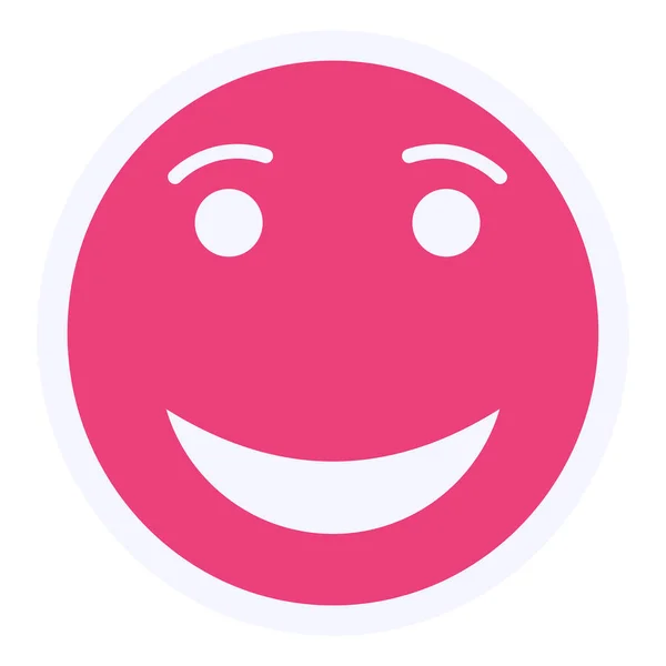 笑顔だ Webアイコンシンプルなイラスト — ストックベクタ