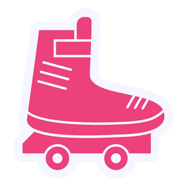 Roller Skate Icon Simple Illustration Skateboard Vector Icons Web Design — Vetor de Stock