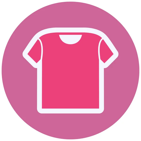 Color Vector Icon Illustration Casual Apparel — ストックベクタ