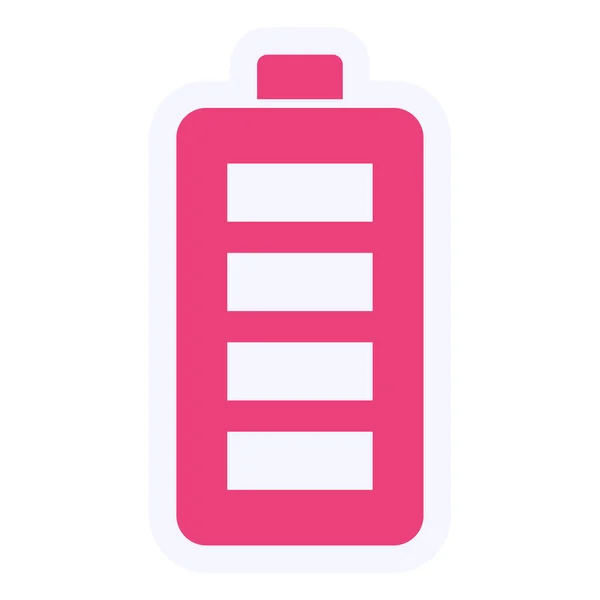 Web Icon Simple Illustration Battery — Stockvektor