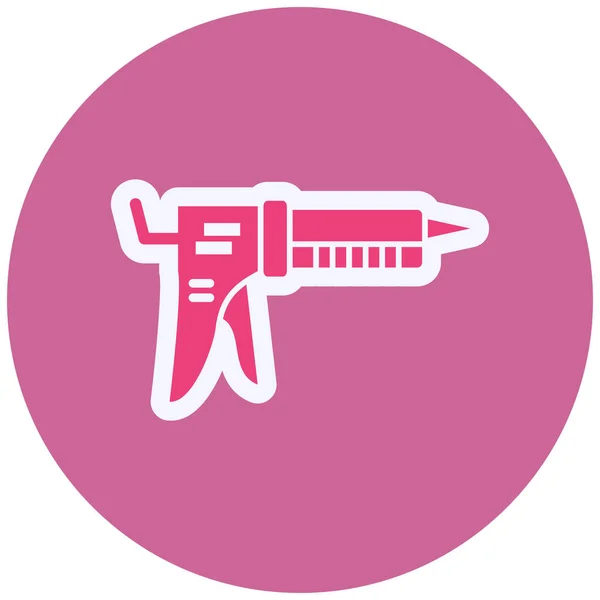 Caulk Gun Web Icon Simple Illustration — Stok Vektör