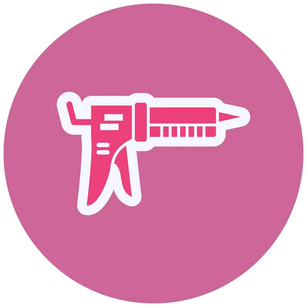 Caulk Gun Web Icon Simple Illustration —  Vetores de Stock