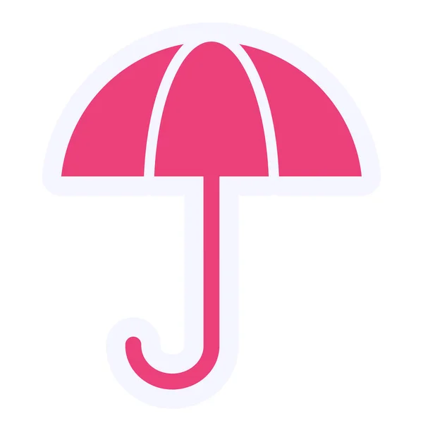 Vector Illustration Umbrella — Stock Vector