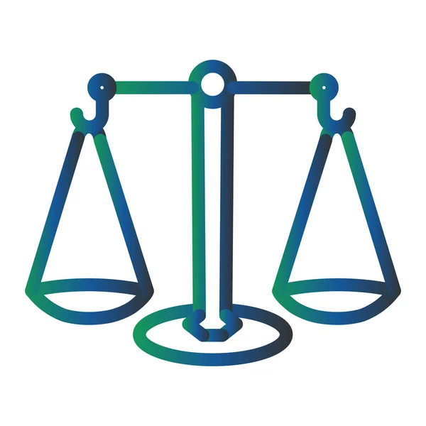 Law Justice Concept Icon Vector Illustration — Vettoriale Stock
