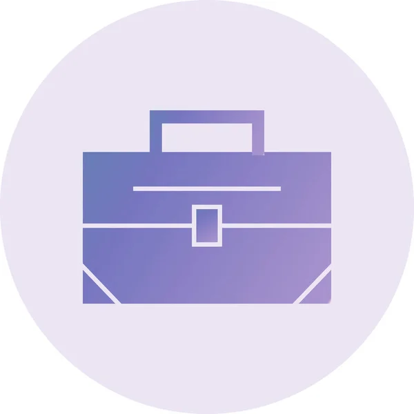 Briefcase Web Icon Simple Illustration — Stockový vektor