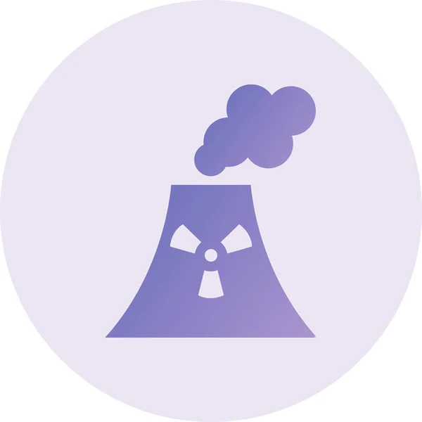 Nuclear Science Experiment Vector Illustration — Vetor de Stock