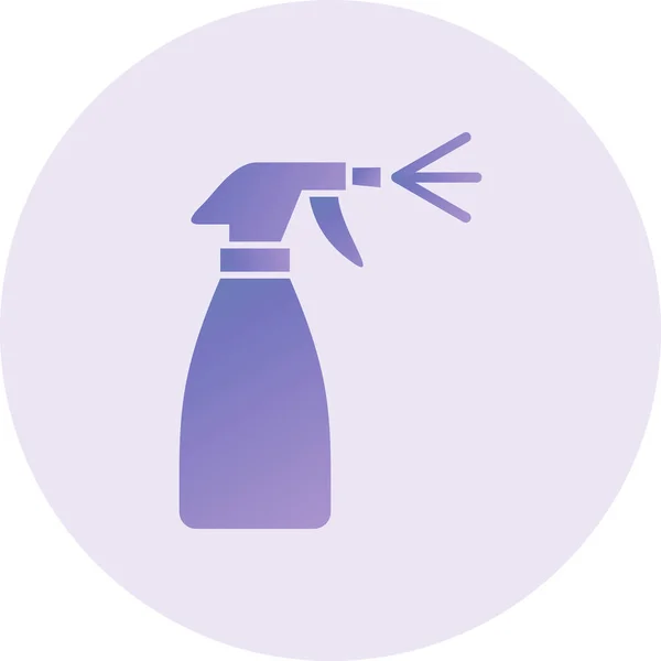 Spray Web Ikone Einfaches Design — Stockvektor