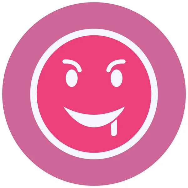 Drooling Emoji Smile Vector Icon — Image vectorielle