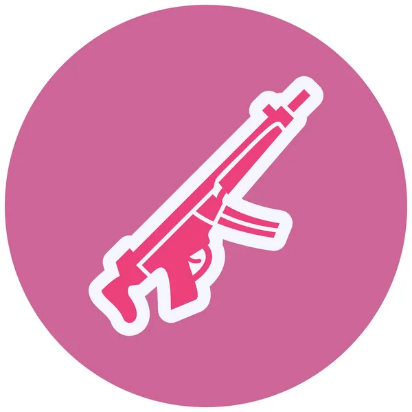 Web Illustration Gun Protection Concept — Stock Vector