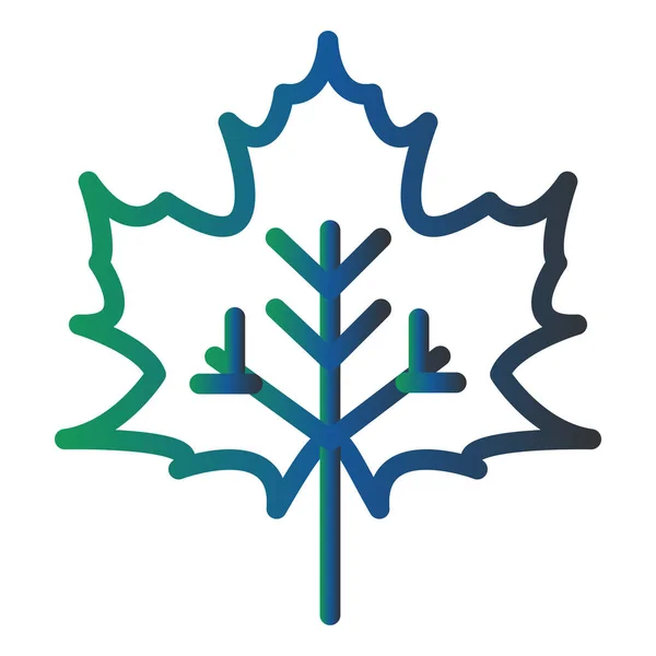 Maple Leaf Icon Simple Web Illustration — Archivo Imágenes Vectoriales