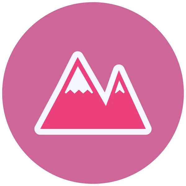 Beautiful Mountain Icon Your Project — Stockový vektor