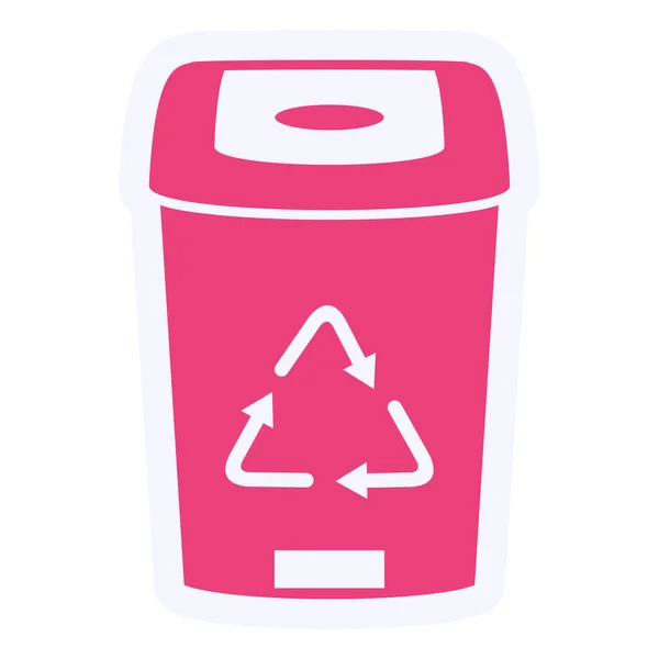 Web Icon Simple Illustration Recycle Bin Sign — Wektor stockowy