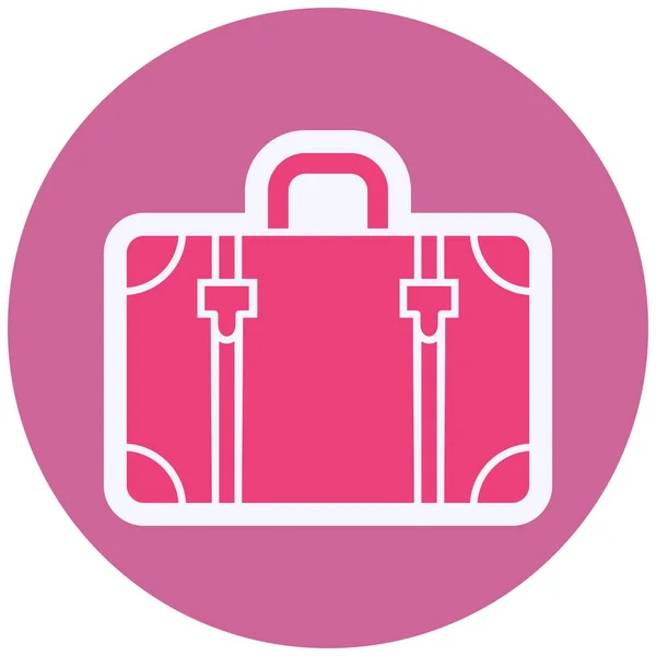 Suitcase Web Icon Simple Illustration — Stockový vektor