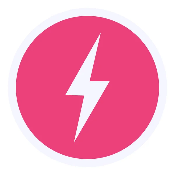 Lightning Vector Icon Modern Simple Design — Wektor stockowy