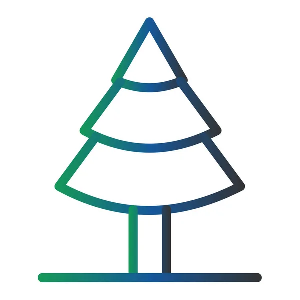 Web Icon Simple Illustration Pine Tree — Archivo Imágenes Vectoriales