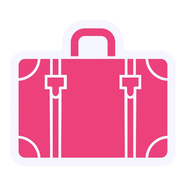 Suitcase Web Icon Simple Illustration — Stockvector