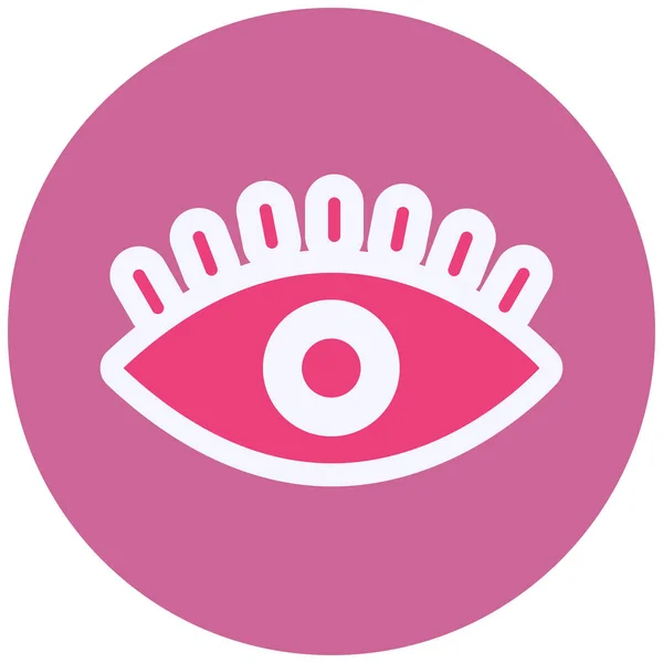 Eye Vector Glyph Icon Design — Stockvektor