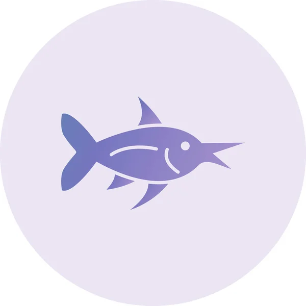 Fish Icon Modern Simple Illustration — Wektor stockowy