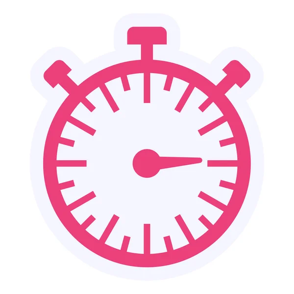 Stopwatch Icono Vector Ilustración — Vector de stock