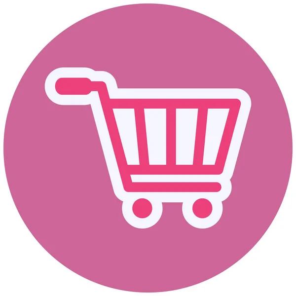 Shopping Cart Icon Simple Illustration — Image vectorielle