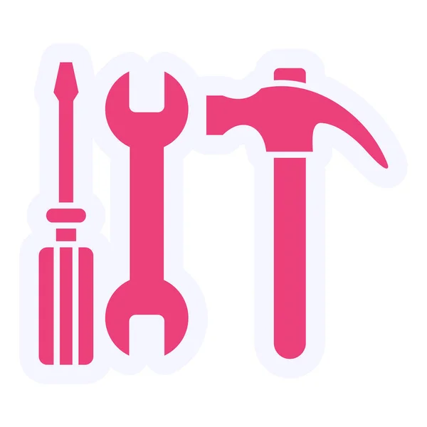 Tools Equipment Icon Vector Illustration — 스톡 벡터