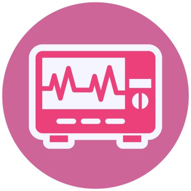 heartbeat. web icon simple illustration. Electrocardiogram