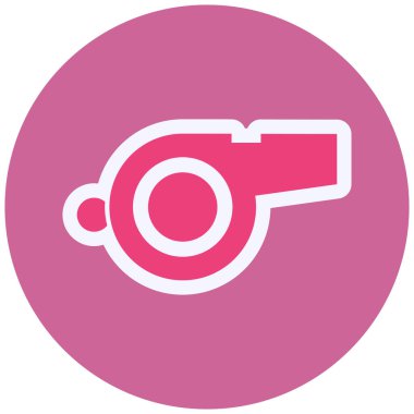 Islık. Web simgesi basit illüstrasyon