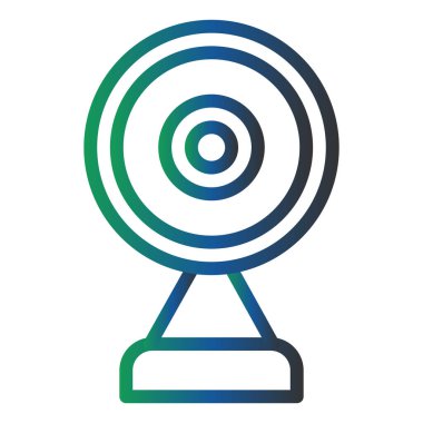 Webcam simgesinin vektör illüstrasyonu