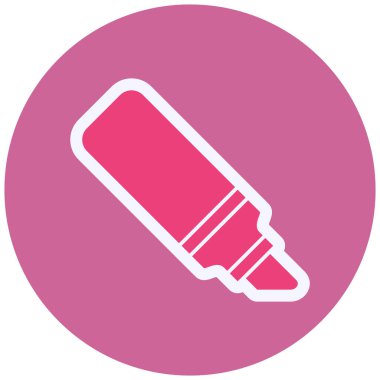 Kalem. Web simgesi basit illüstrasyon