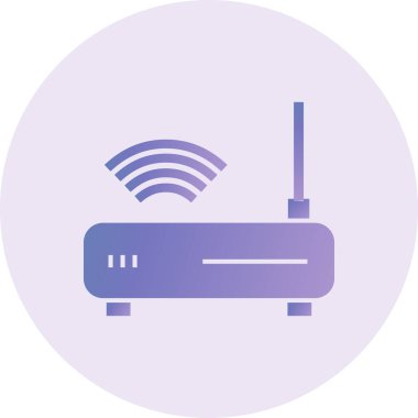 Yönlendirici simgesinin vektör illüstrasyonu