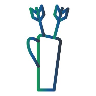 Bitki. Web simgesi basit illüstrasyon