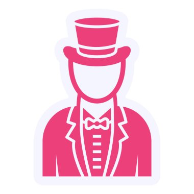 Magician  modern icon vector illustration